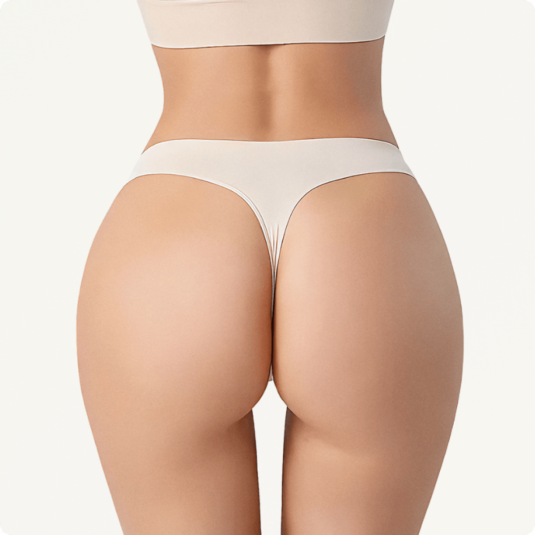 Breathable Seamless Low Rise Thong for Daily Wear Bundle