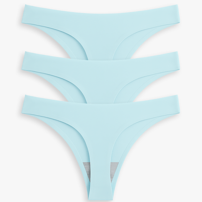 Breathable Seamless Low Rise Thong for Daily Wear Bundle