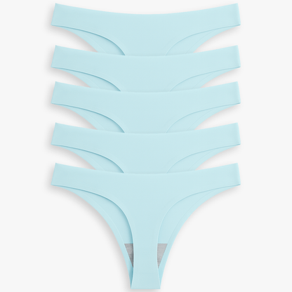 Breathable Seamless Low Rise Thong for Daily Wear Bundle