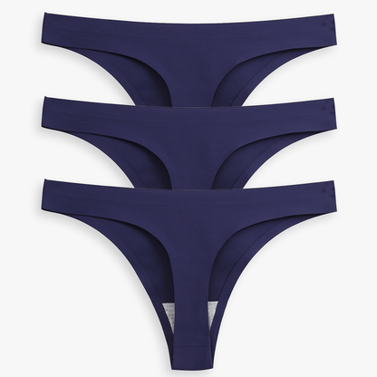 Breathable Seamless Low Rise Thong for Daily Wear Bundle