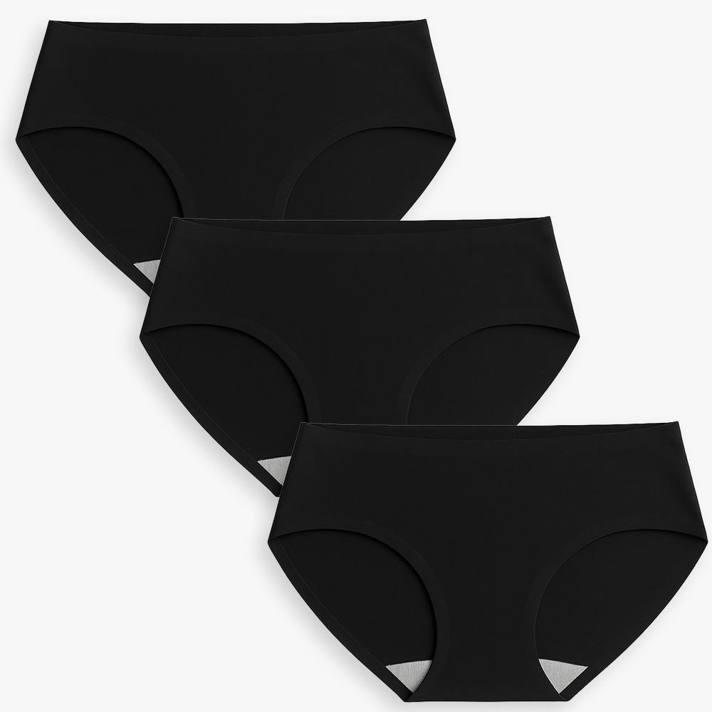 Seamless High Waist Breathable Everyday Panties Bundle