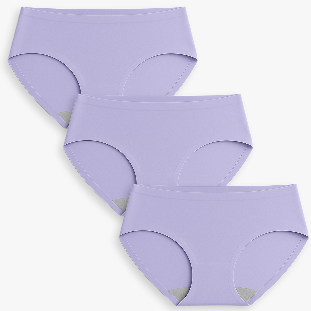 Seamless High Waist Breathable Everyday Panties Bundle