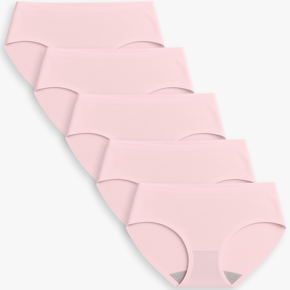 Seamless High Waist Breathable Everyday Panties Bundle