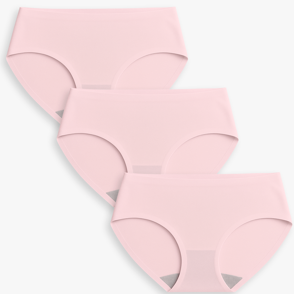 Seamless High Waist Breathable Everyday Panties Bundle