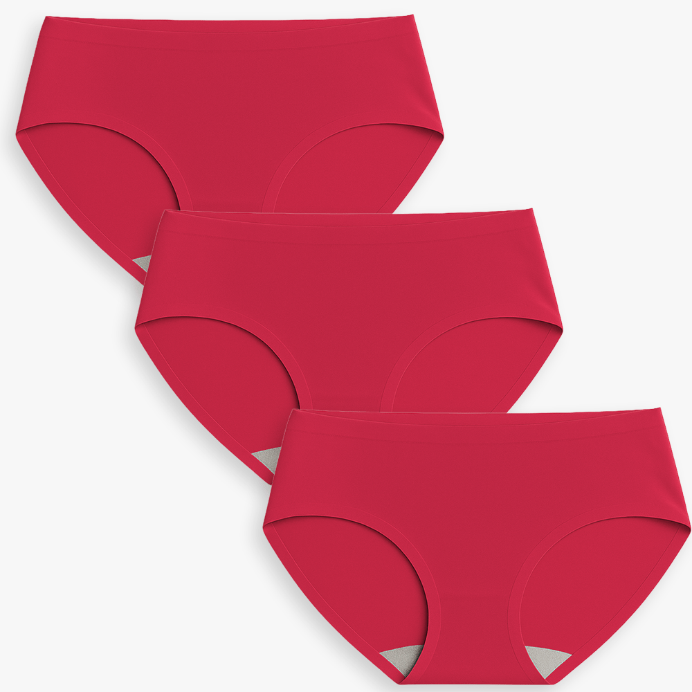 Seamless High Waist Breathable Everyday Panties Bundle