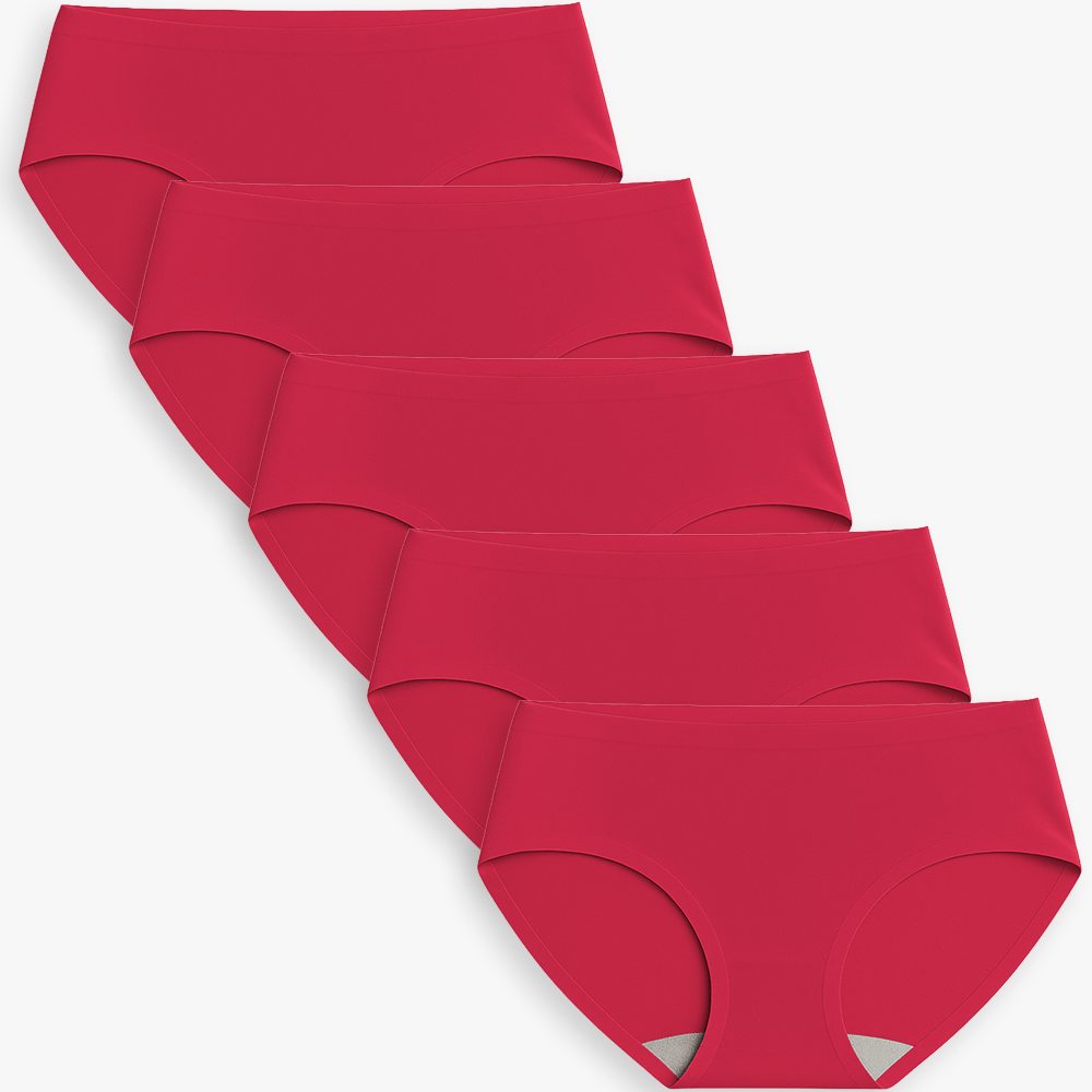 Seamless High Waist Breathable Everyday Panties Bundle