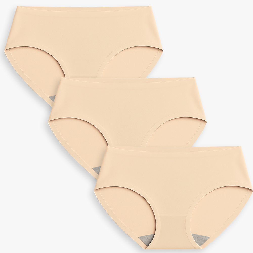 Seamless High Waist Breathable Everyday Panties Bundle