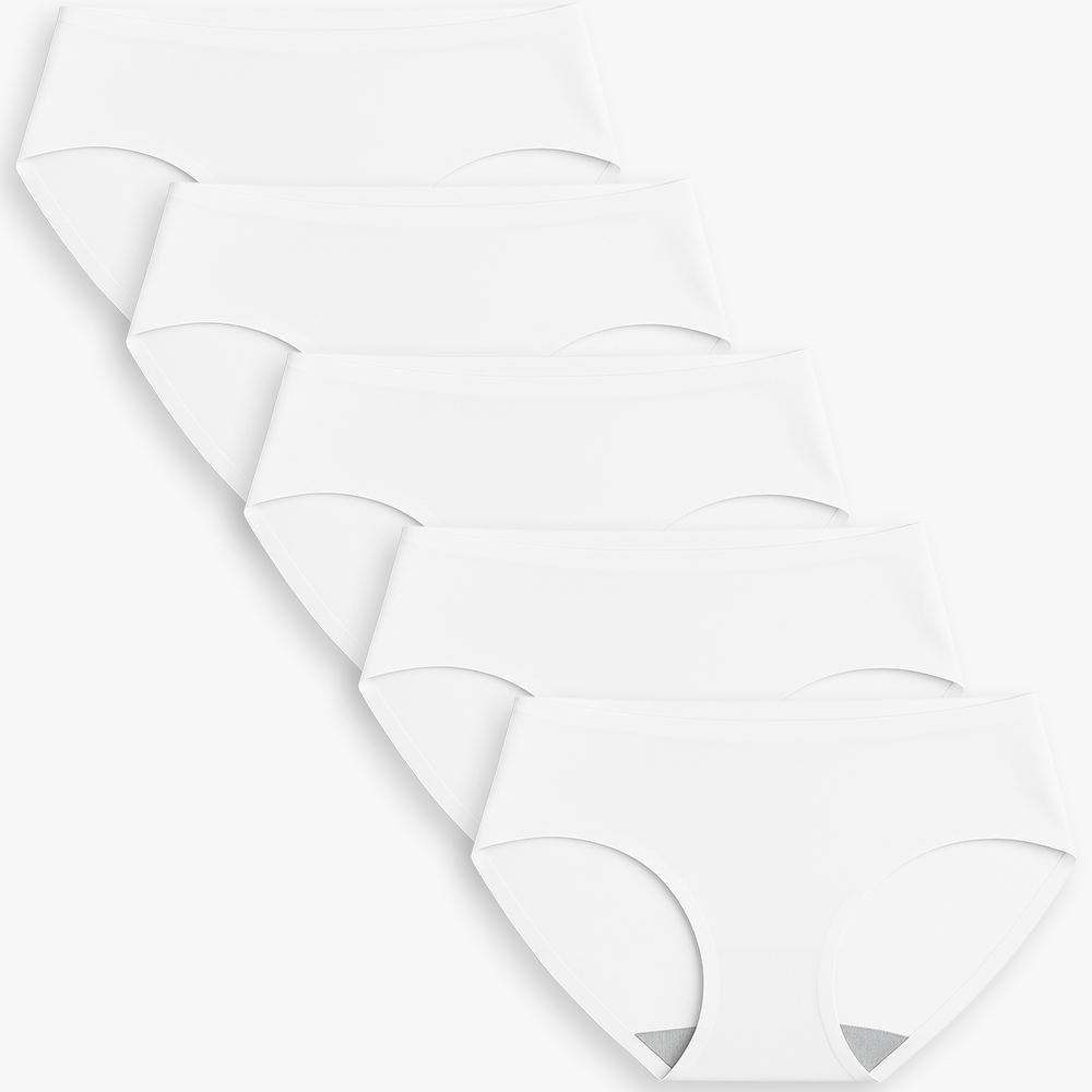 Seamless High Waist Breathable Everyday Panties Bundle