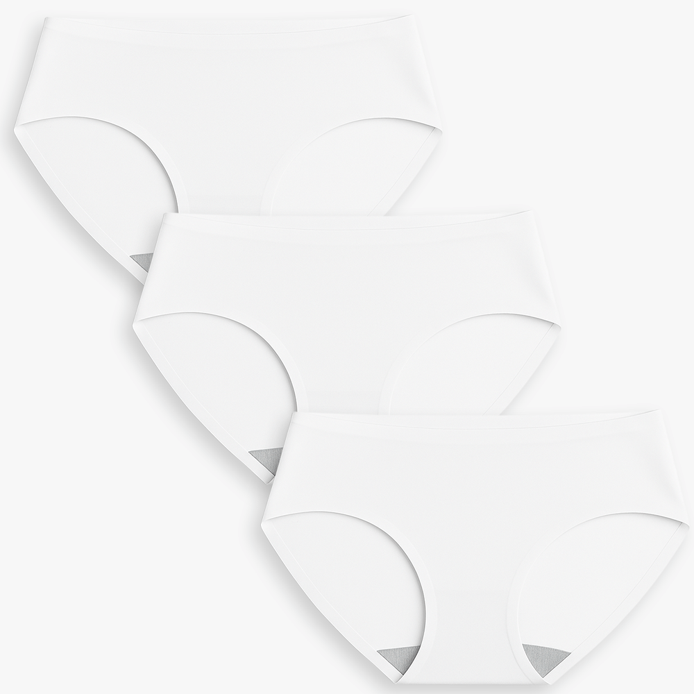 Seamless High Waist Breathable Everyday Panties Bundle