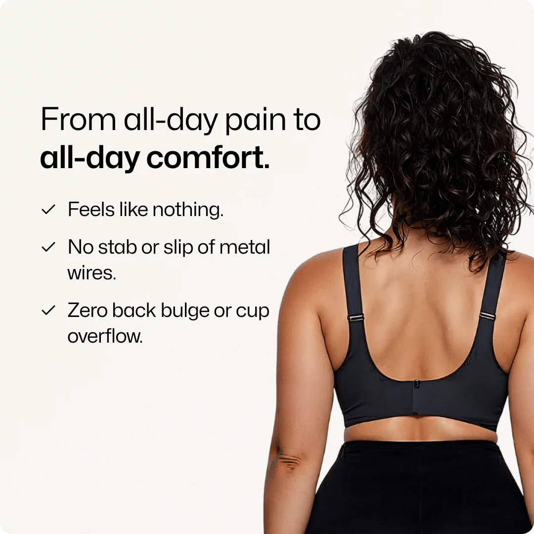 Wireless Everyday T-Shirt Bra with Adjustable Straps