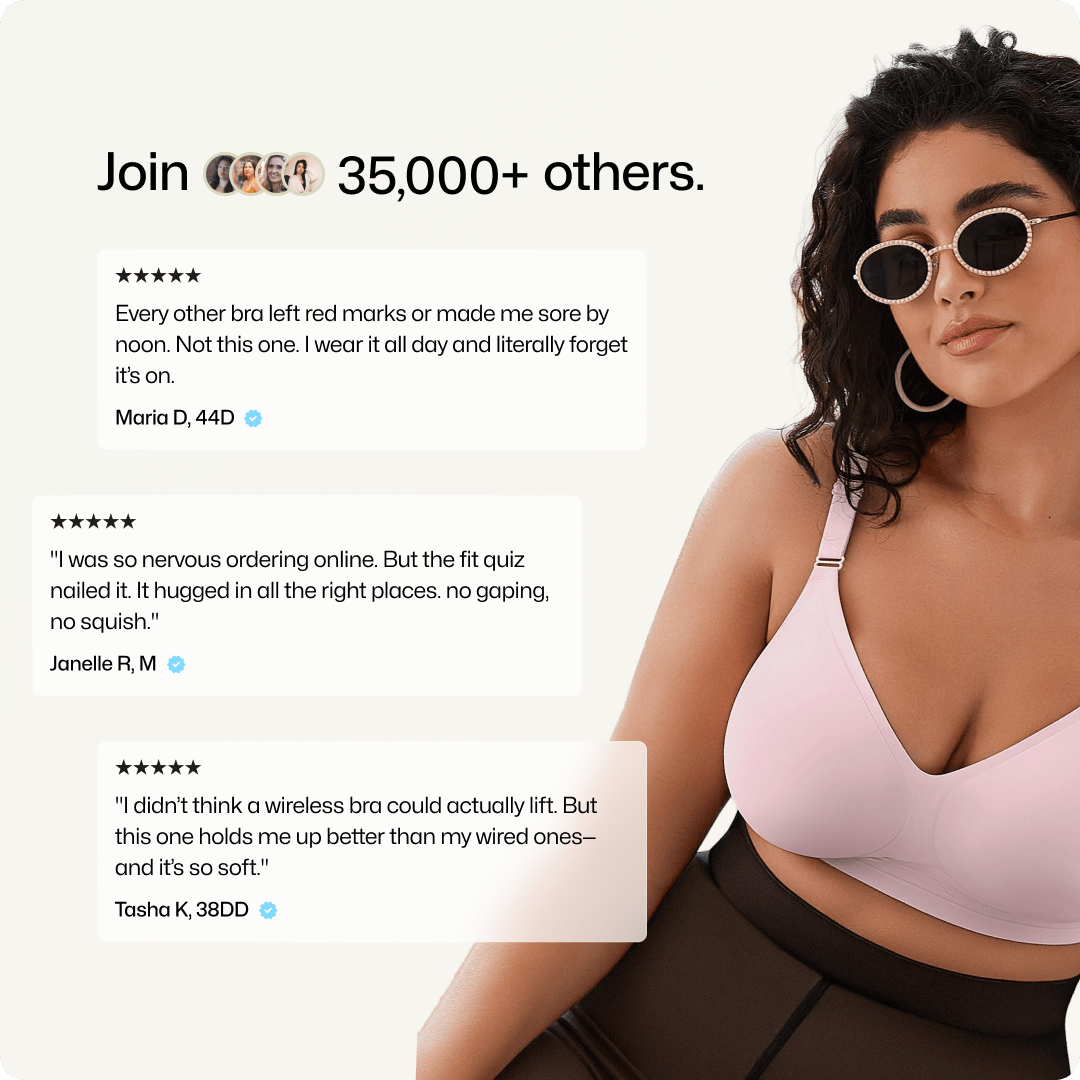 Wireless Front-Adjustable JellyWire™ Push Up Bra