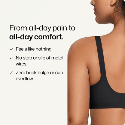 Wireless Front-Adjustable JellyWire™ Push Up Bra