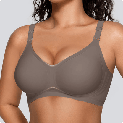 Wireless Front-Adjustable JellyWire™ Push Up Bra