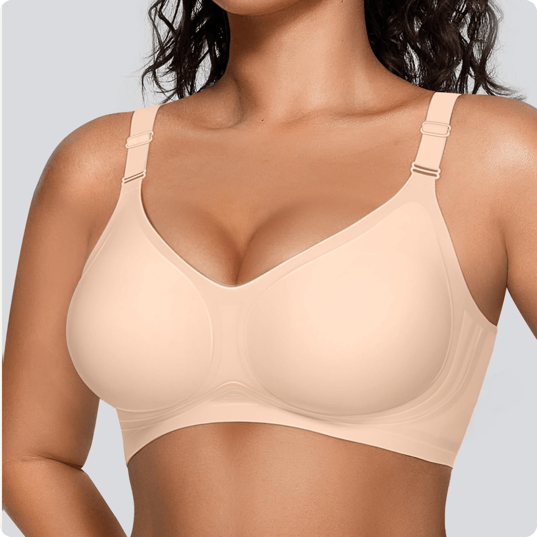 Wireless Front-Adjustable JellyWire™ Push Up Bra