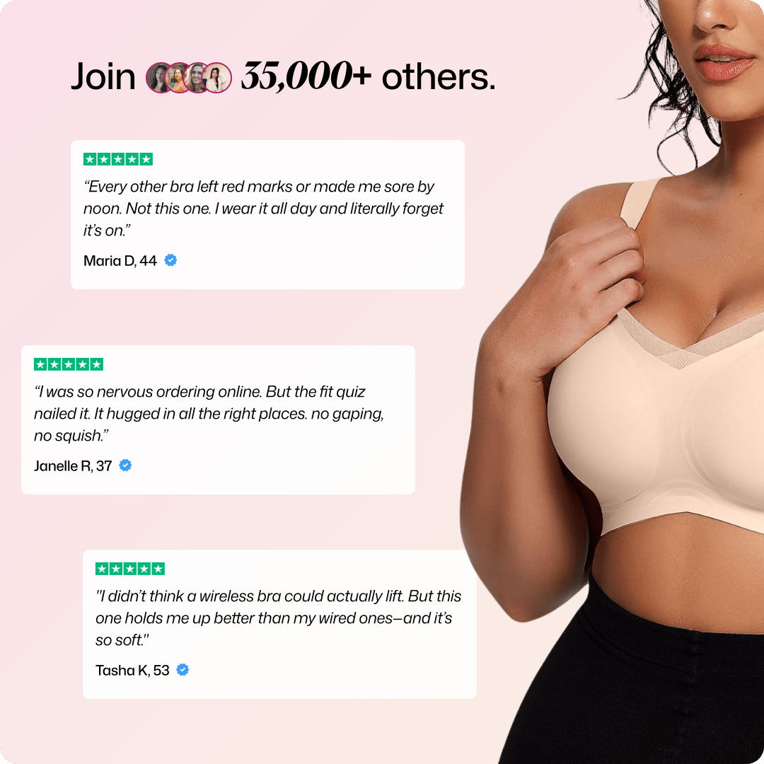 Wireless V-Neck Crossover Mesh Bra